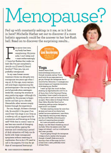 Supporting Good Housekeeping’s Michelle Hather with some lifestyle changes at a key stage of life
