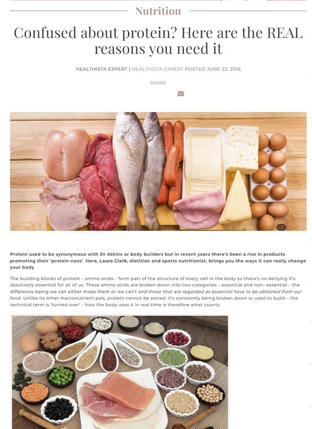 Healthista article screenshot