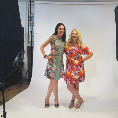 Laura behind the camera